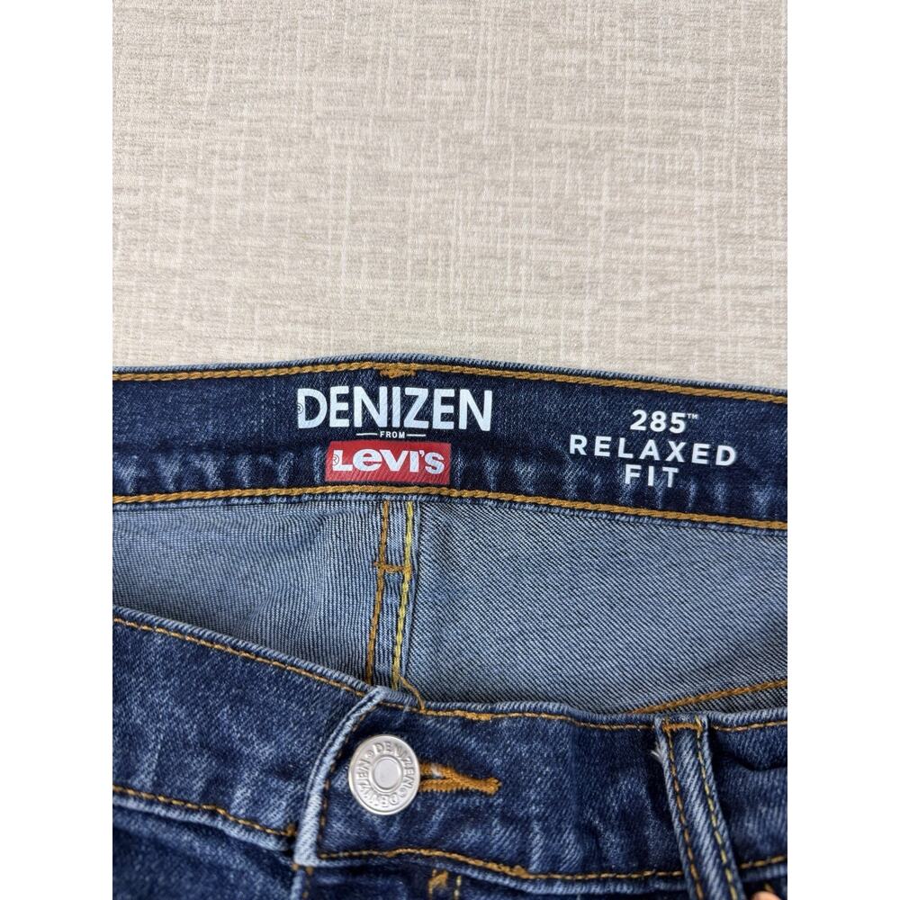 Denizen From Levi’s 285 Jeans Mens 38x32 Relaxed Fit Straight Leg Blue Denim - Picture 2 of 9